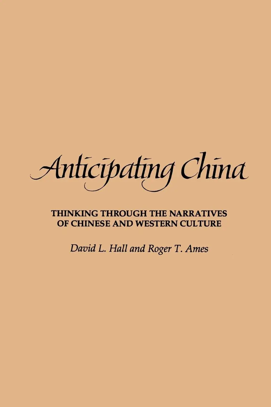 Cover: 9780791424780 | Anticipating China | David L. Hall (u. a.) | Taschenbuch | Englisch