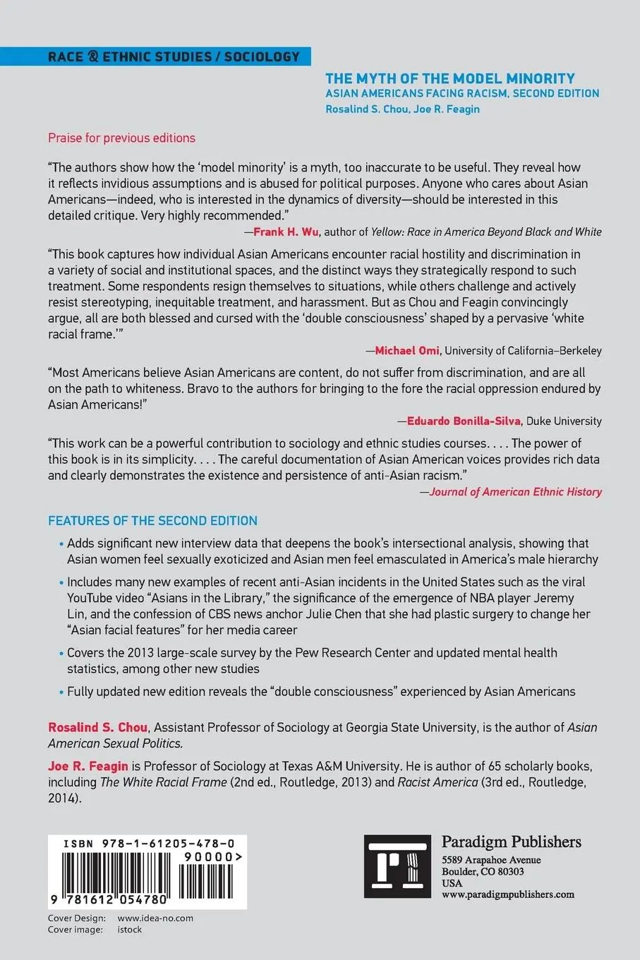 Rückseite: 9781612054780 | Myth of the Model Minority | Rosalind S Chou (u. a.) | Taschenbuch