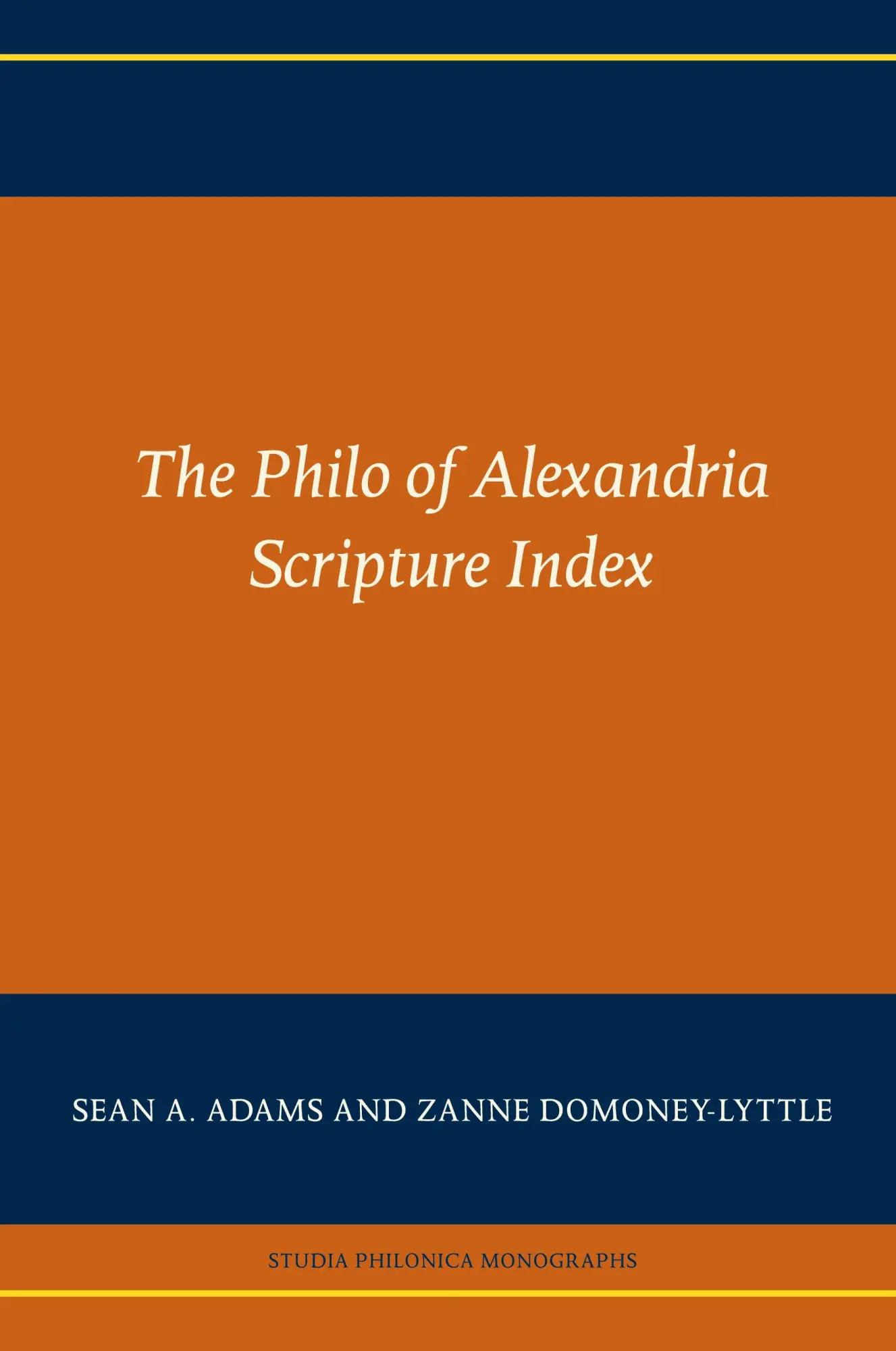 Cover: 9781628374780 | The Philo of Alexandria Scripture Index | Sean A. Adams (u. a.) | Buch