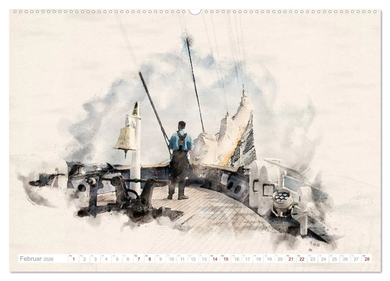 Bild: 9783457664780 | Künstlerische Ansichten der Gorch Fock (Wandkalender 2026 DIN A2...