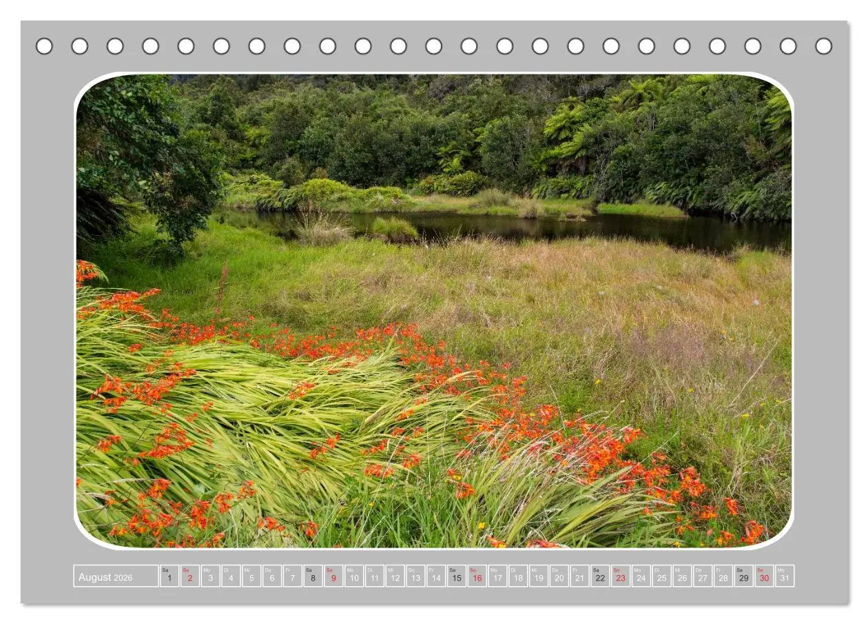 Bild: 9783516064780 | Neuseeland - Die Südinsel (Tischkalender 2026 DIN A5 quer),...