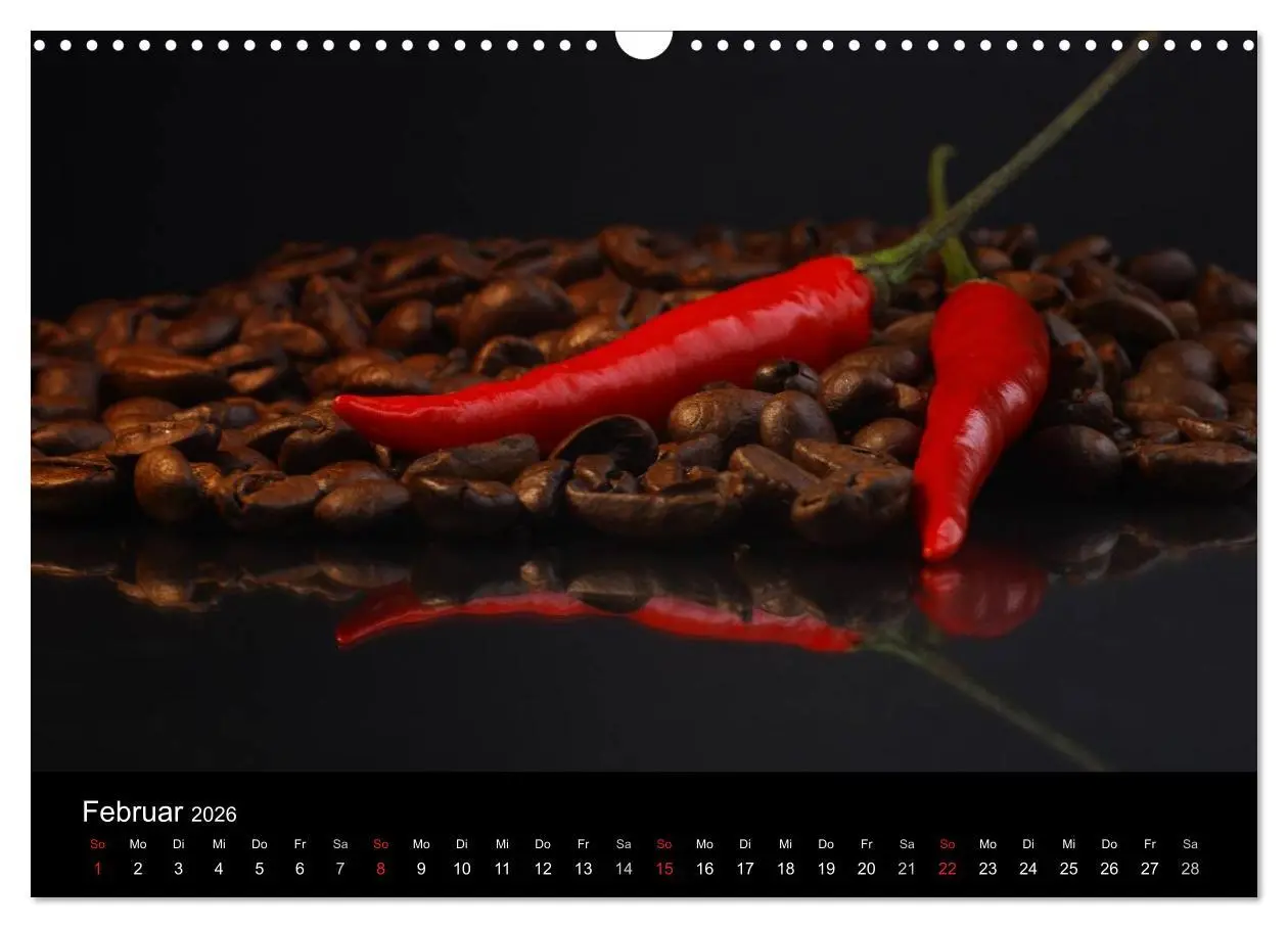 Bild: 9783516204780 | Hot Chili Küchen Kalender (Wandkalender 2026 DIN A3 quer), CALVENDO...