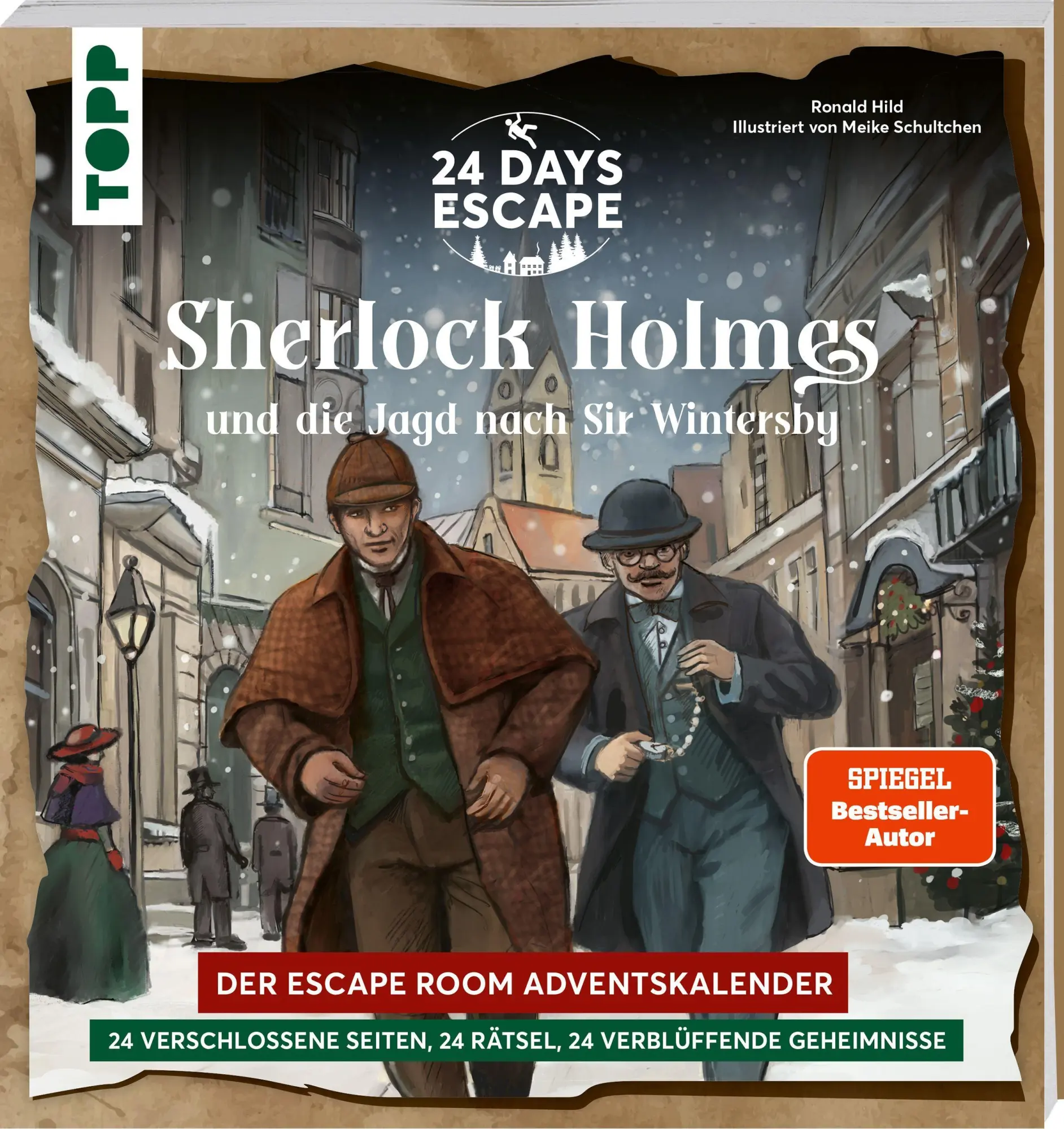 Cover: 9783735854780 | 24 DAYS ESCAPE - Der Escape Room Adventskalender: Sherlock Holmes...