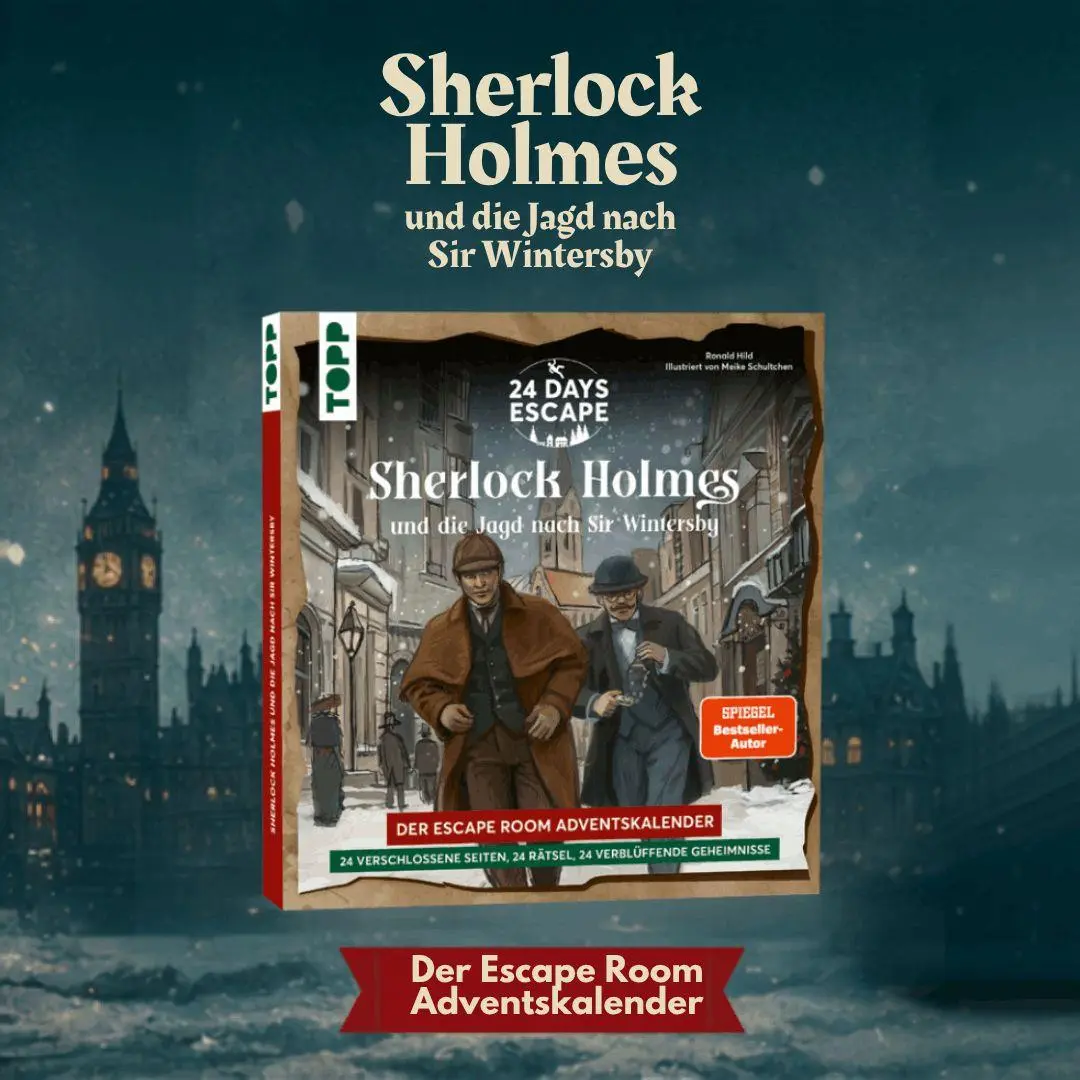 Bild: 9783735854780 | 24 DAYS ESCAPE - Der Escape Room Adventskalender: Sherlock Holmes...