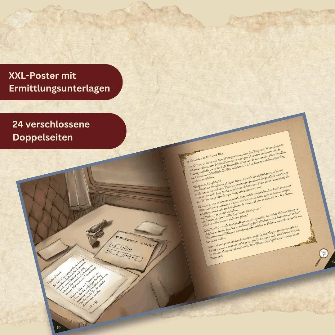 Bild: 9783735854780 | 24 DAYS ESCAPE - Der Escape Room Adventskalender: Sherlock Holmes...