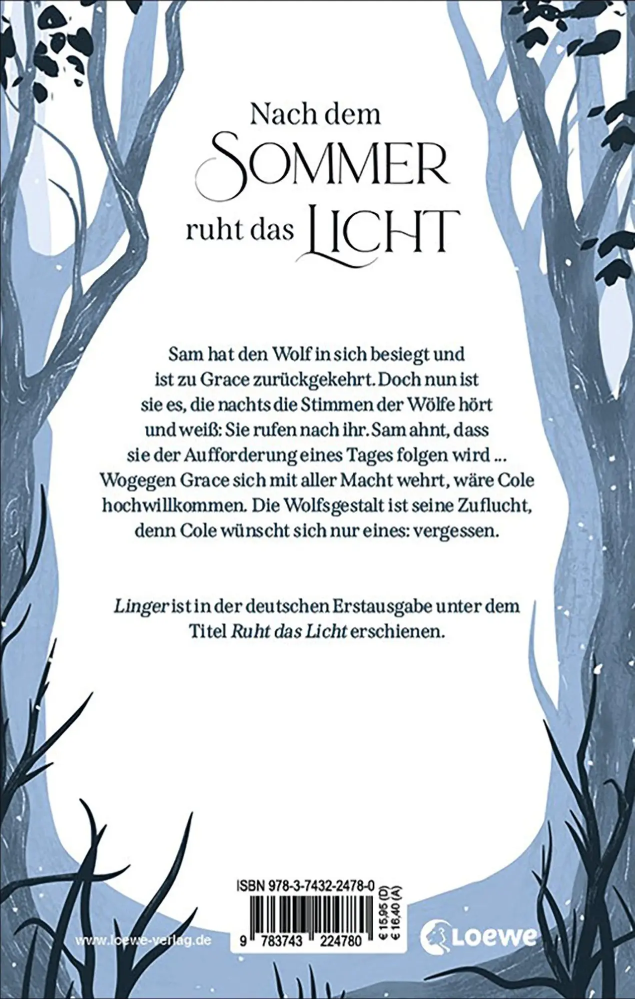 Bild: 9783743224780 | Linger (Die Wölfe von Mercy Falls, Band 2) | Maggie Stiefvater | Buch