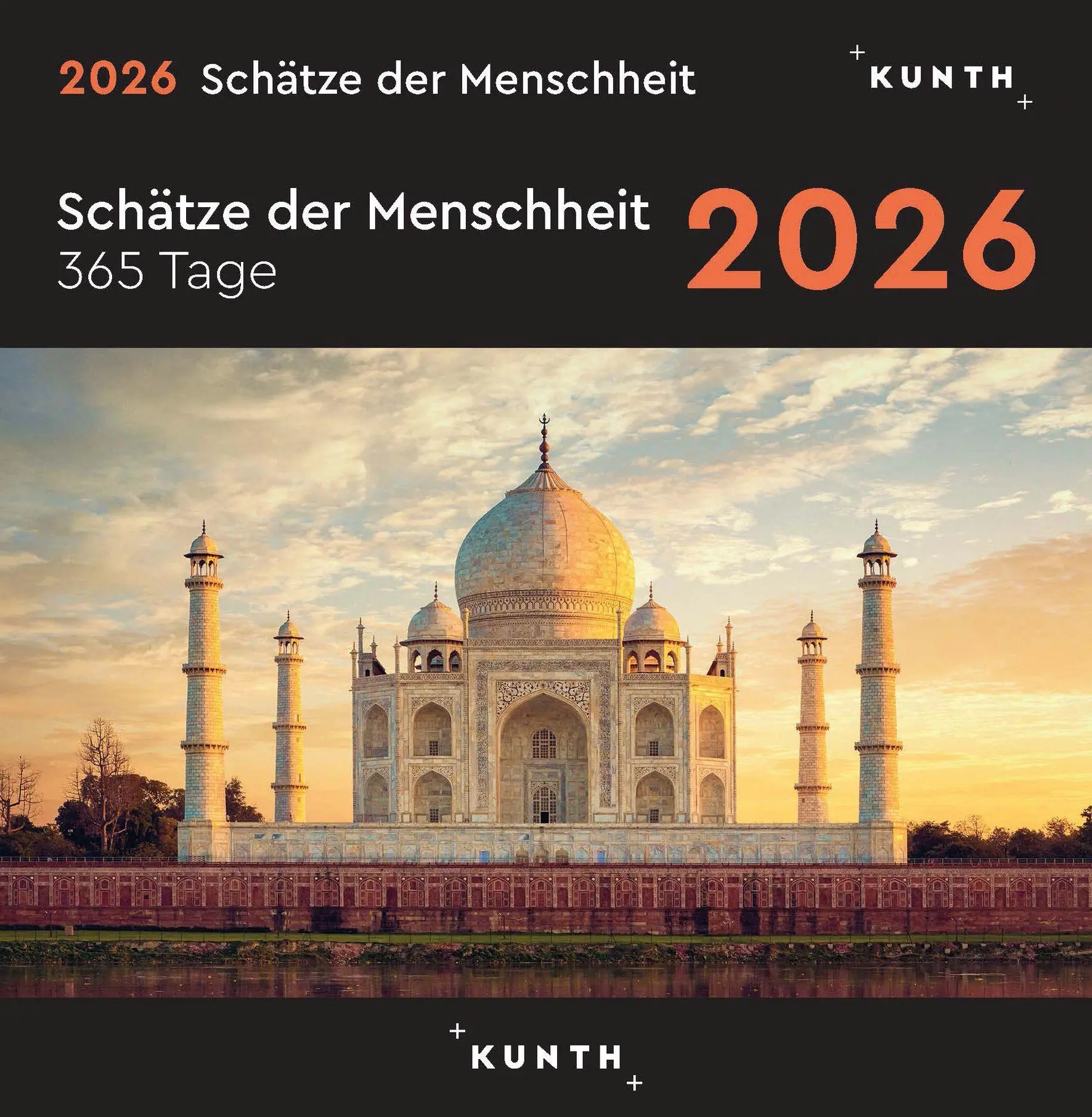 Cover: 9783965914780 | Schätze der Menschheit - KUNTH 365-Tage-Abreißkalender 2026 | Kalender