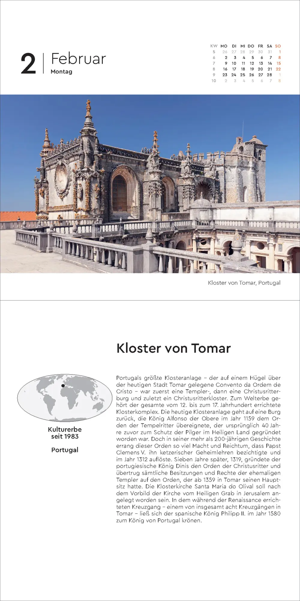 Bild: 9783965914780 | Schätze der Menschheit - KUNTH 365-Tage-Abreißkalender 2026 | Kalender