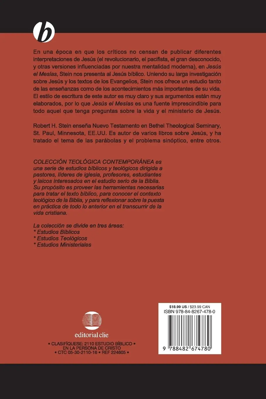 Rückseite: 9788482674780 | Jesus el Mesias | Un Estudio de la Vida de Cristo = Jesus the Messiah