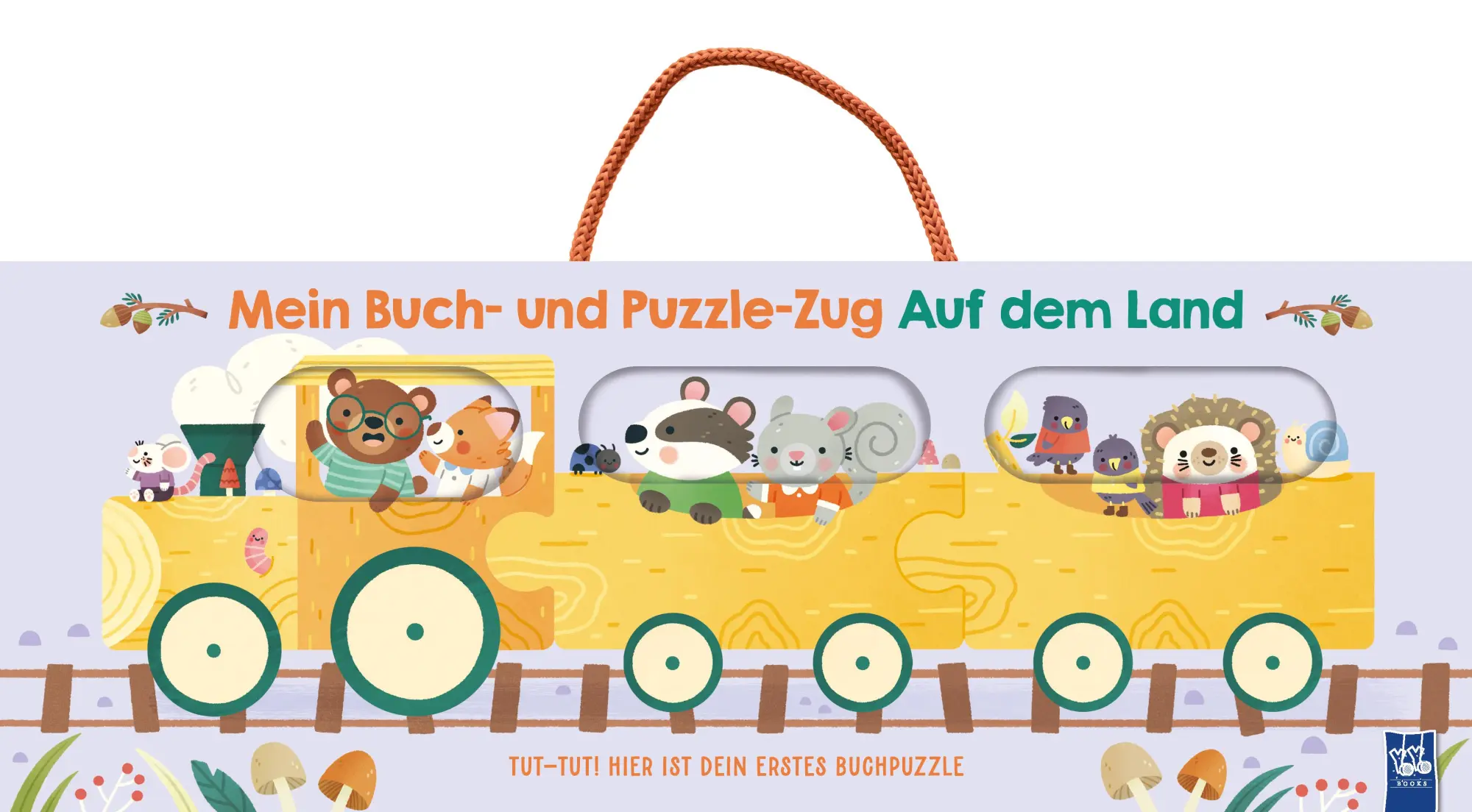Cover: 9789465054780 | Mein Buch- und Puzzle-Zug: Auf dem Land | Taschenbuch | 36 S. | 2025