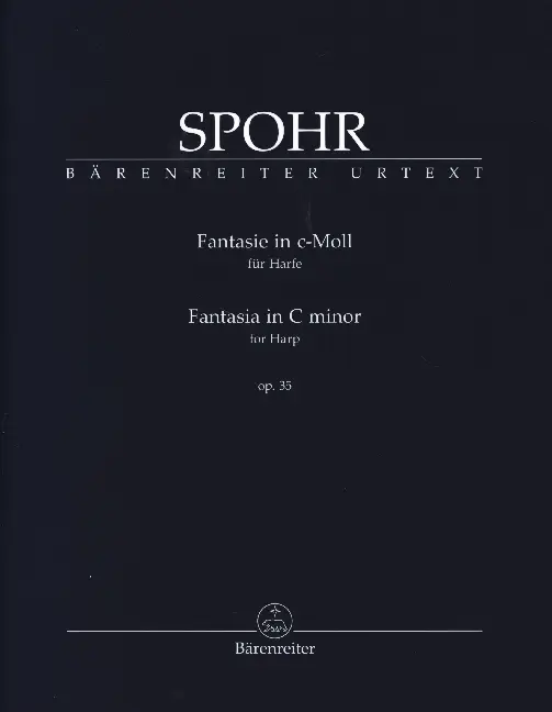Cover: 9790006574780 | Fantasie für Harfe in c-Moll op. 35 | Louis Spohr | Taschenbuch | 2024
