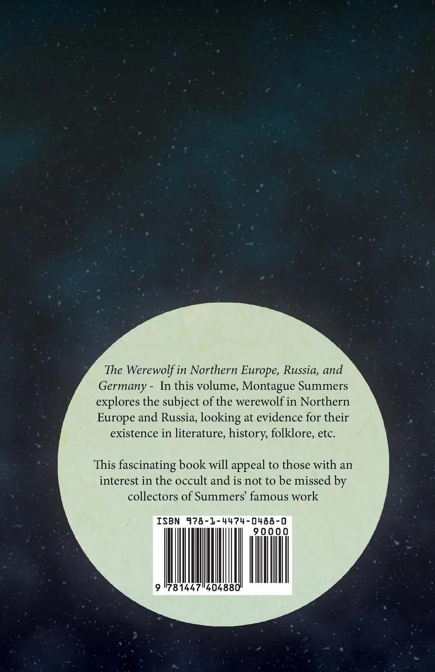 Rückseite: 9781447404880 | The Werewolf In Northern Europe, Russia, and Germany (Fantasy and...