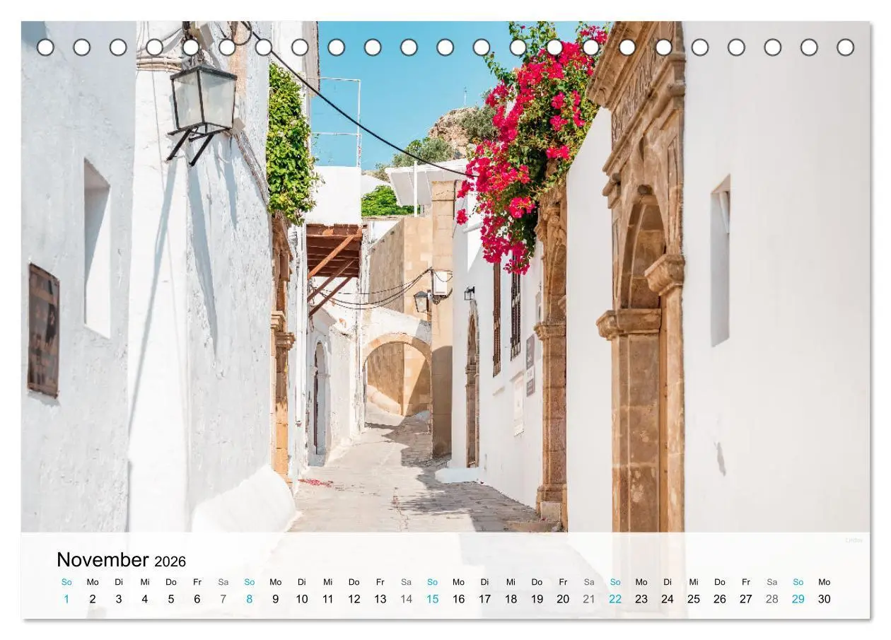 Bild: 9783457414880 | Rhodos - Die Highlights der Insel (Tischkalender 2026 DIN A5 quer),...