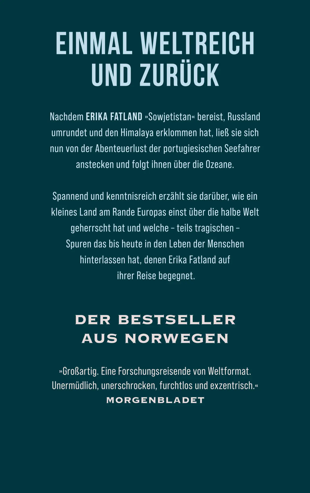 Rückseite: 9783458644880 | Seefahrer | Erika Fatland | Buch | 750 S. | Deutsch | 2025