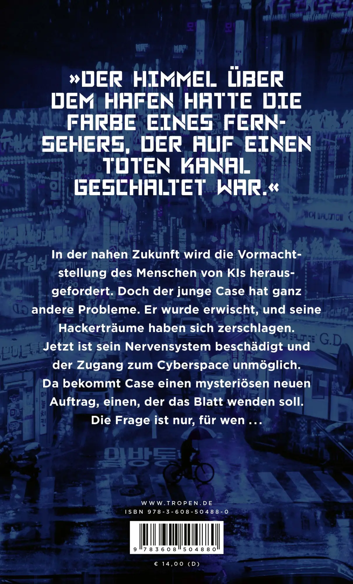 Rückseite: 9783608504880 | Neuromancer | Roman | William Gibson | Taschenbuch | kartoniert | 2021