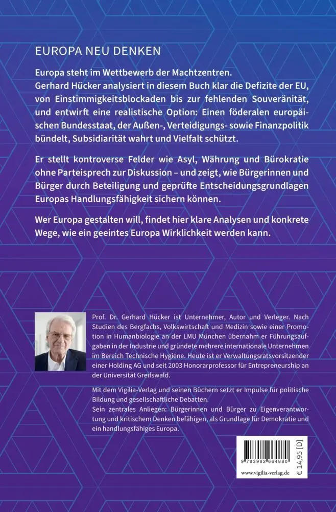 Bild: 9783982664880 | EUROPA NEU DENKEN | Für eine demokratische und souveräne Zukunft