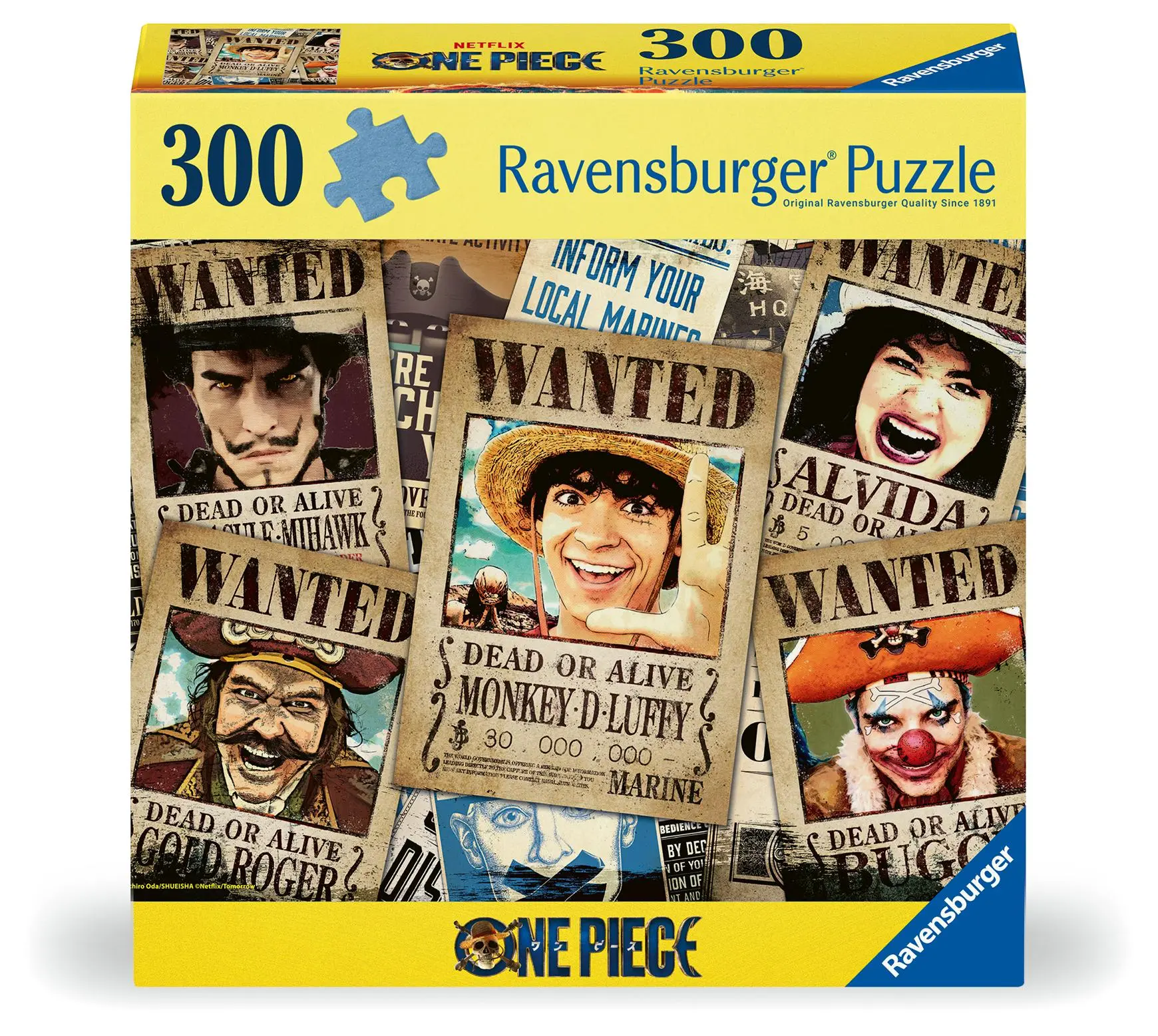Cover: 4005555014980 | Erwachsenenpuzzle 300 Teile - One Piece - Wanted! | Spiel | 12001498