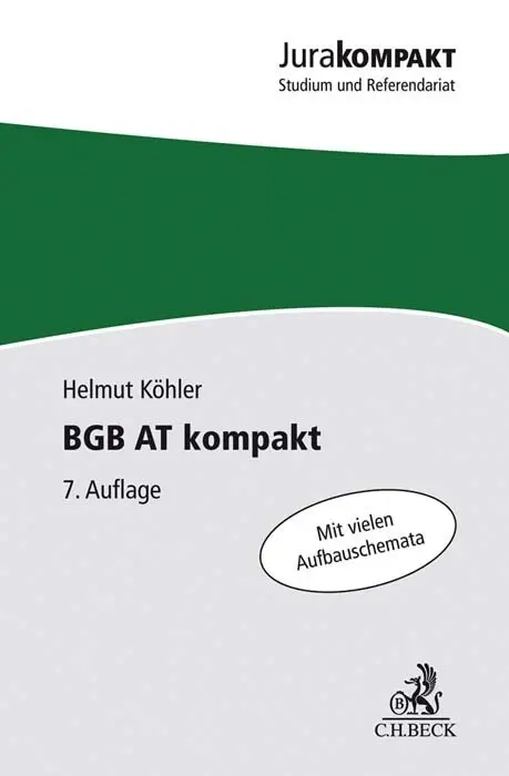 Cover: 9783406774980 | BGB AT kompakt | Helmut Köhler | Taschenbuch | XVI | Deutsch | 2021
