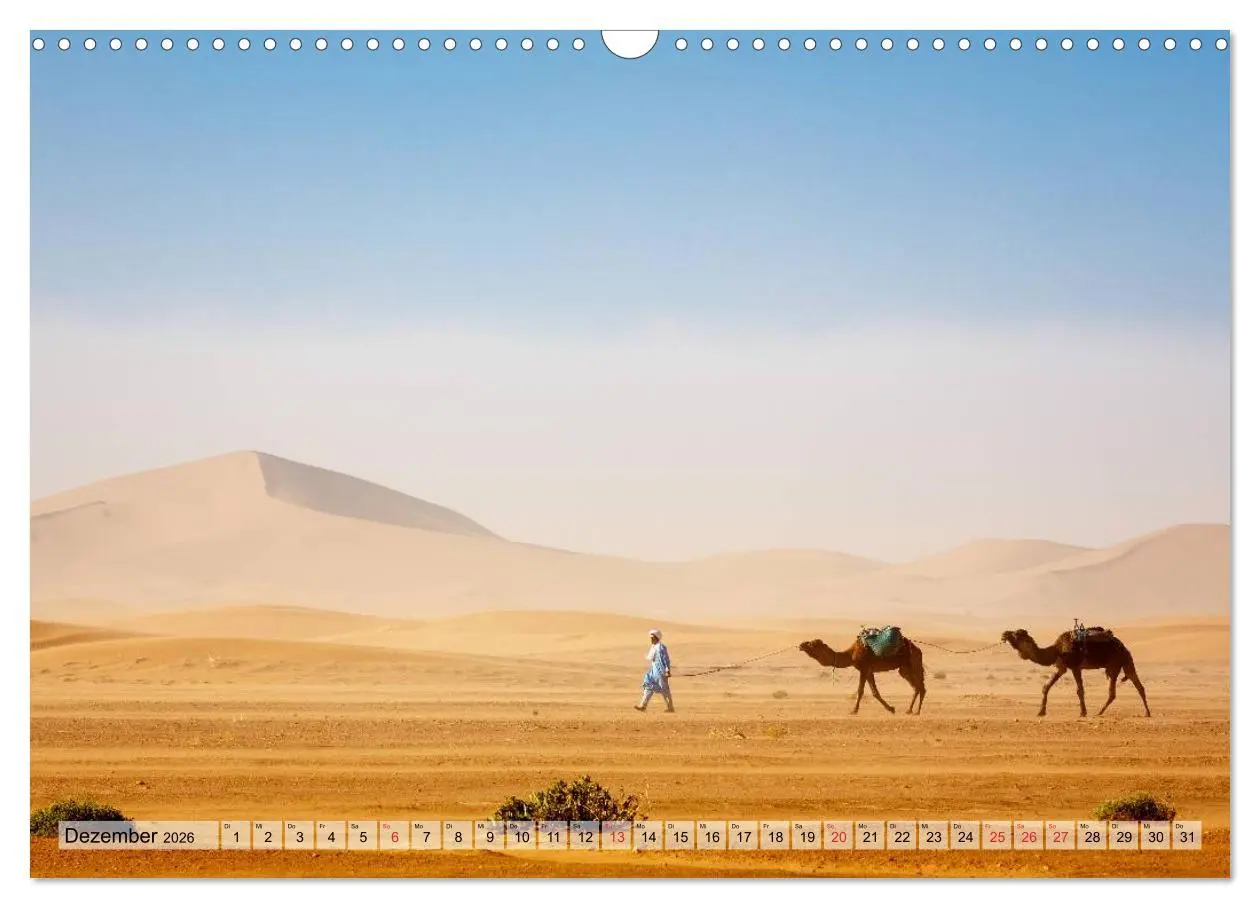 Bild: 9783457954980 | Marokko: Marrakesch, Atlas, Sahara, Fès (Wandkalender 2026 DIN A3...