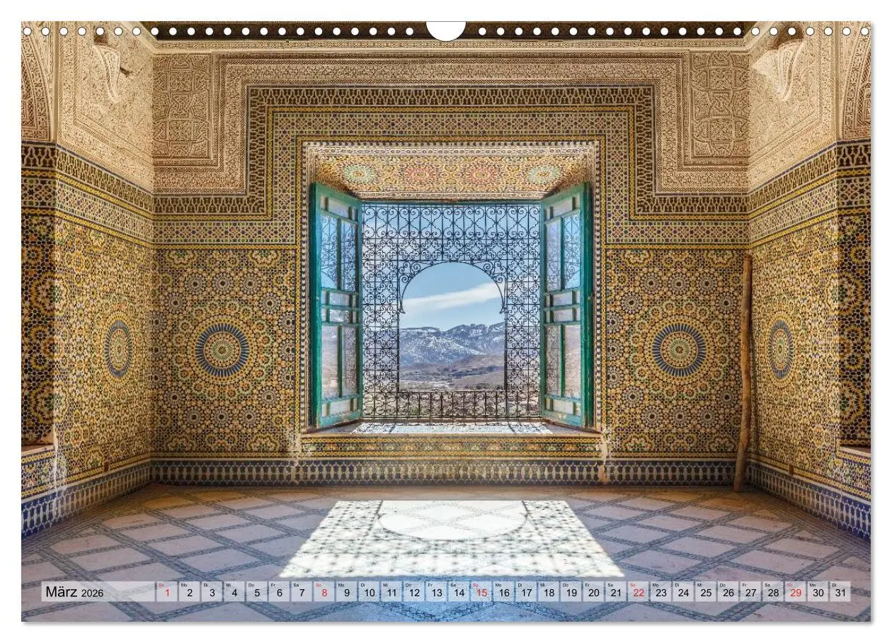 Bild: 9783457954980 | Marokko: Marrakesch, Atlas, Sahara, Fès (Wandkalender 2026 DIN A3...