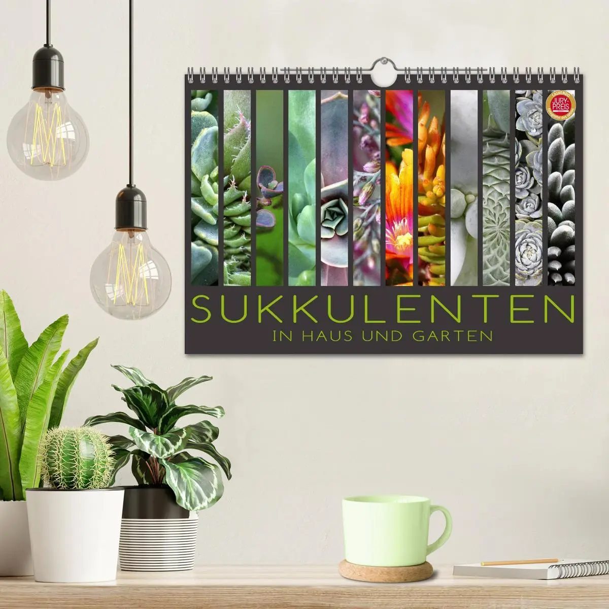 Bild: 9783516044980 | Sukkulenten in Haus und Garten (Wandkalender 2026 DIN A4 quer),...