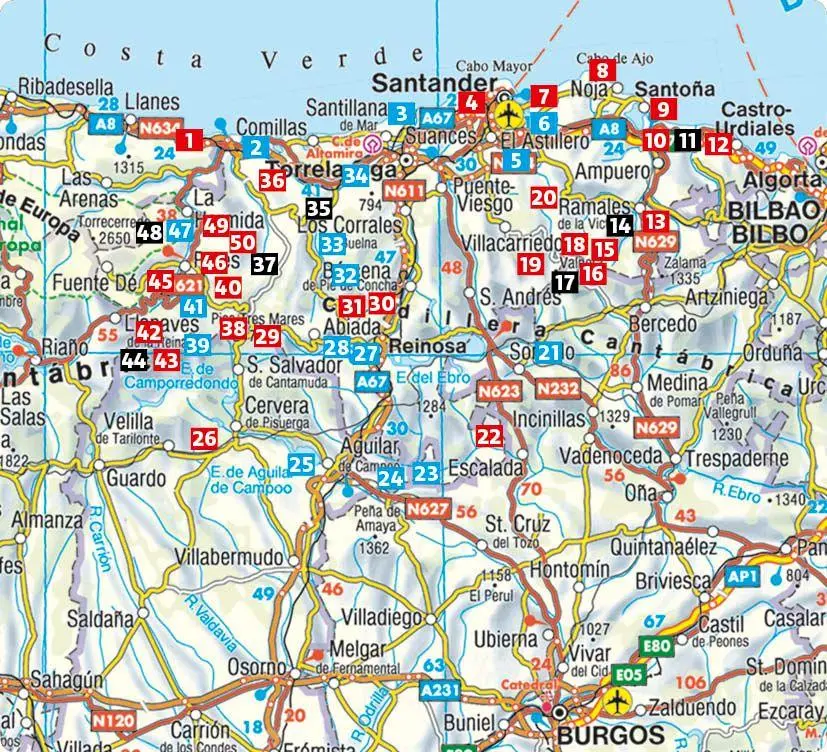 Bild: 9783763314980 | ROTHER Wanderführer Spanien: Kantabrien. 50 Touren von der...