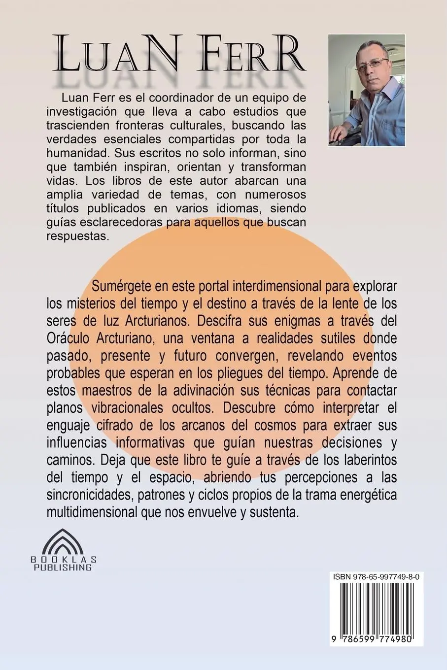Rückseite: 9786599774980 | Oráculo Arcturiano - La Danza Del Caos | Luan Ferr | Taschenbuch