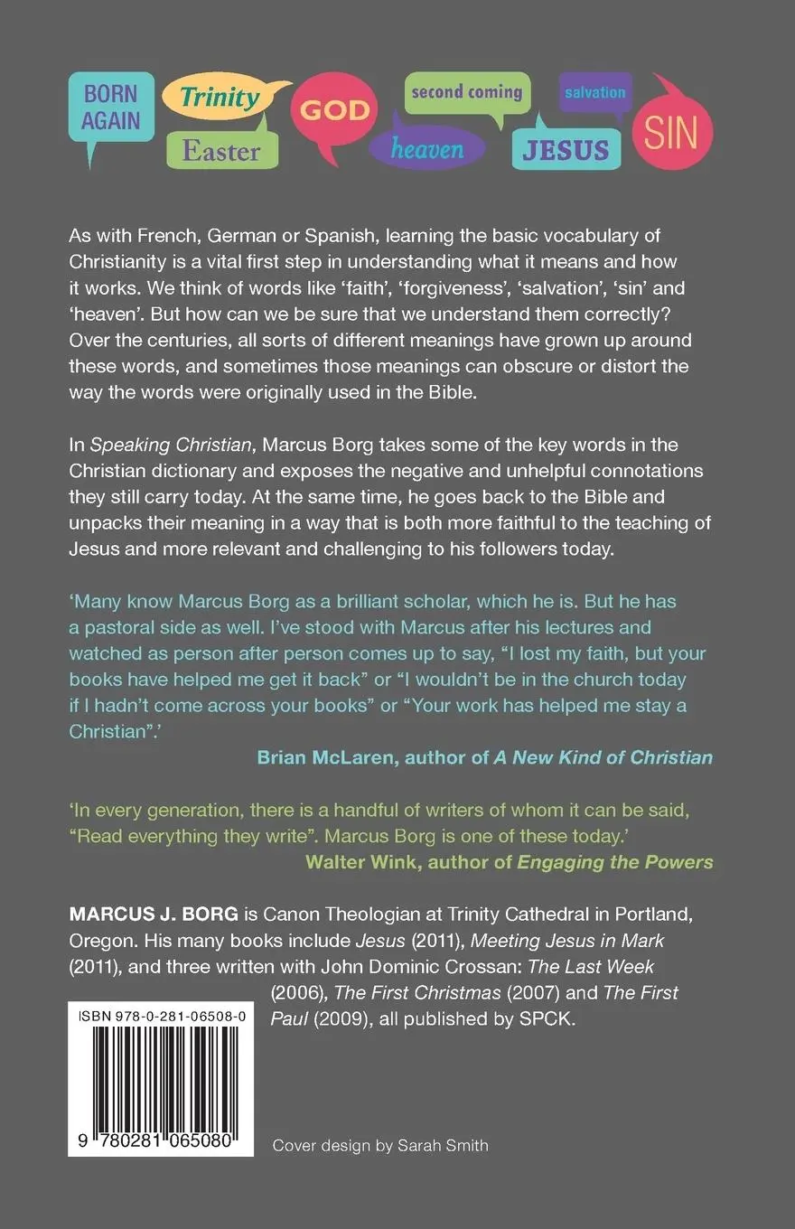 Rückseite: 9780281065080 | Speaking Christian | Recovering The Lost Meaning Of Christian Words