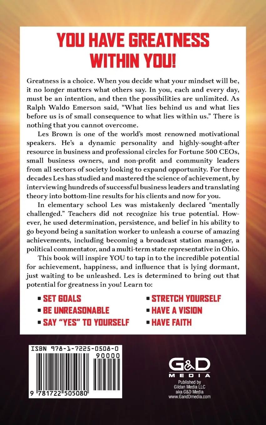 Rückseite: 9781722505080 | The Greatness Within You | Les Brown | Taschenbuch | Englisch | 2021