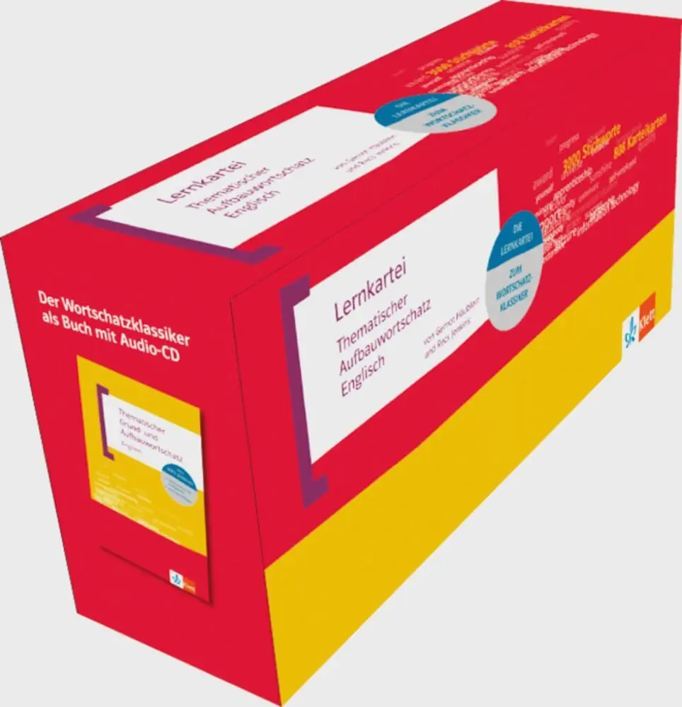 Cover: 9783125195080 | Thematischer Aufbauwortschatz Englisch, Lernkarten | Häublein | Box