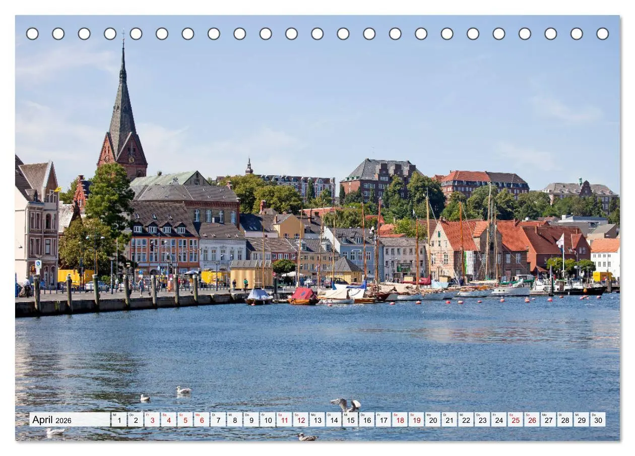 Bild: 9783457775080 | Schleswig-Flensburg (Tischkalender 2026 DIN A5 quer), CALVENDO...