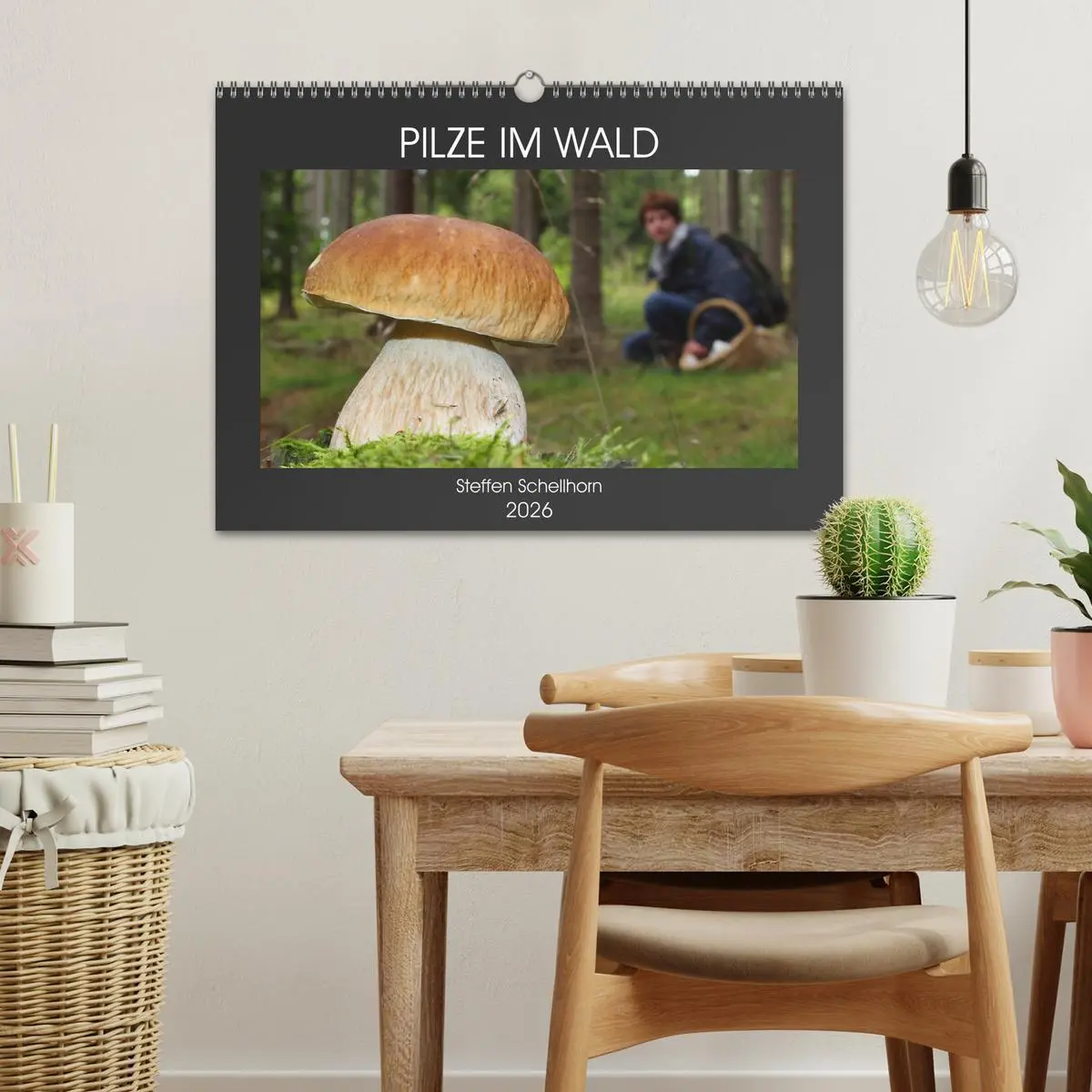 Bild: 9783457915080 | PILZE IM WALD (Wandkalender 2026 DIN A3 quer), CALVENDO Monatskalender