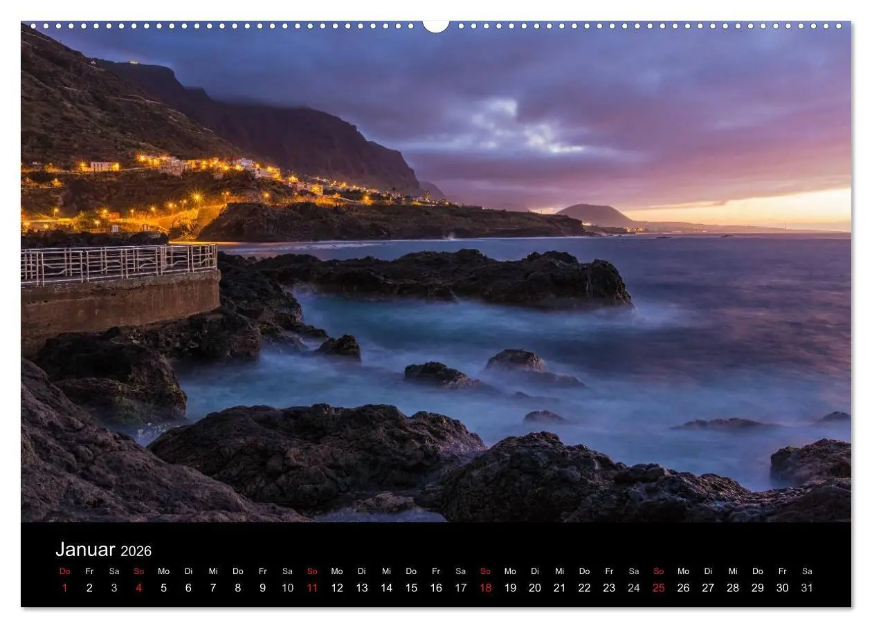 Bild: 9783516175080 | Teneriffa (Wandkalender 2026 DIN A2 quer), CALVENDO Monatskalender