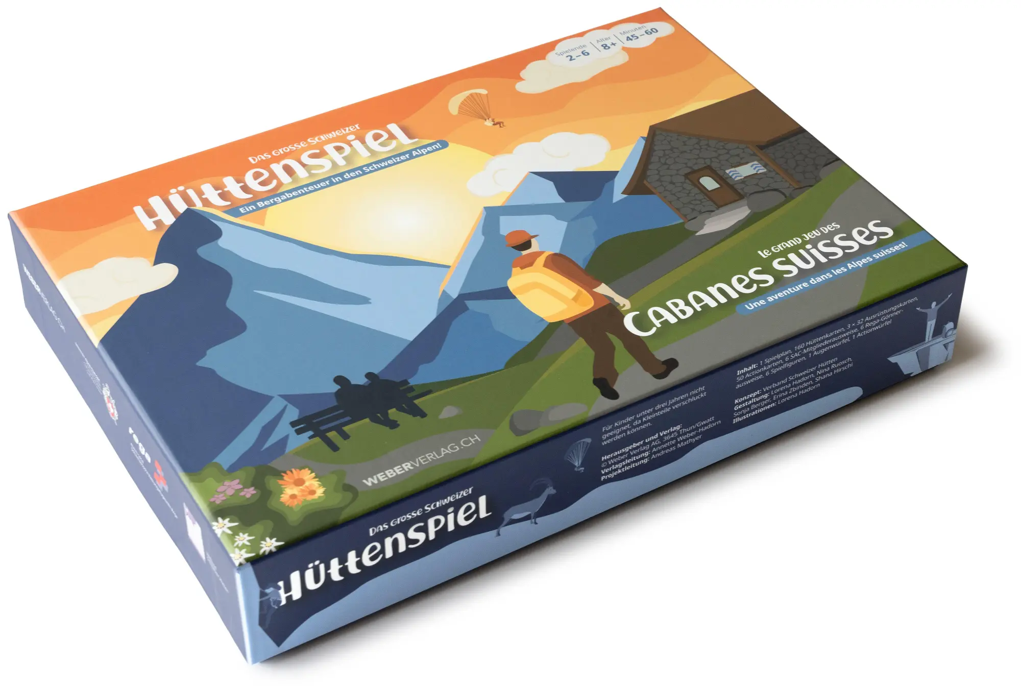 Cover: 9783859025080 | Das grosse Schweizer Hüttenspiel/Le grand jeu des cabanes suisses