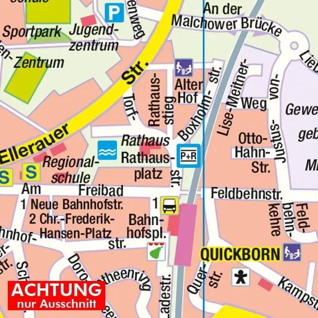 Bild: 4033527205180 | HARTMANN-PLAN Quickborn mit Bönningstedt, Hasloh und Ellerau,...