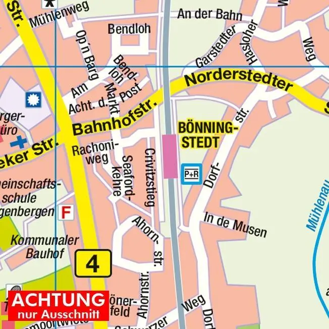 Bild: 4033527205180 | HARTMANN-PLAN Quickborn mit Bönningstedt, Hasloh und Ellerau,...