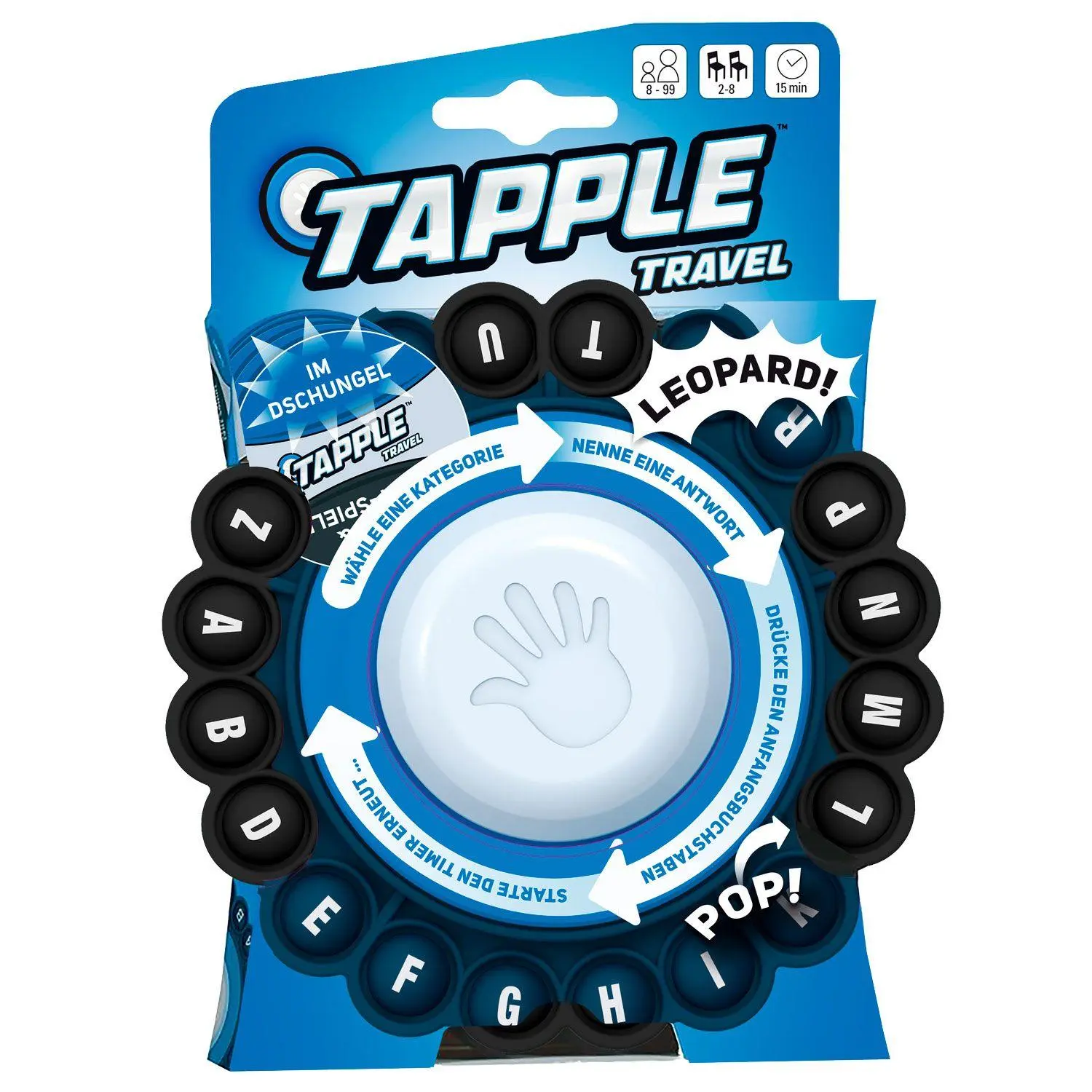 Cover: 4260071885180 | Tapple Travel | Ooba Games | Spiel | 885180 | Deutsch | 2026 | HUCH!