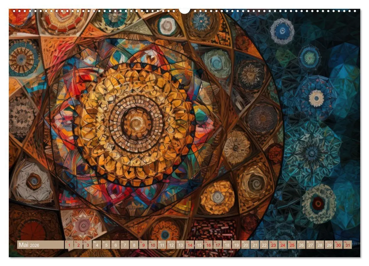 Bild: 9783457525180 | Geometrische Kaleidoskope (hochwertiger Premium Wandkalender 2026...