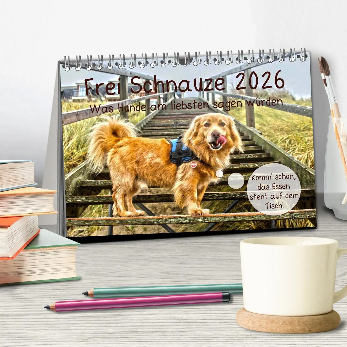 Bild: 9783457835180 | Frei Schnauze 2026. Was Hunde am liebsten sagen würden...