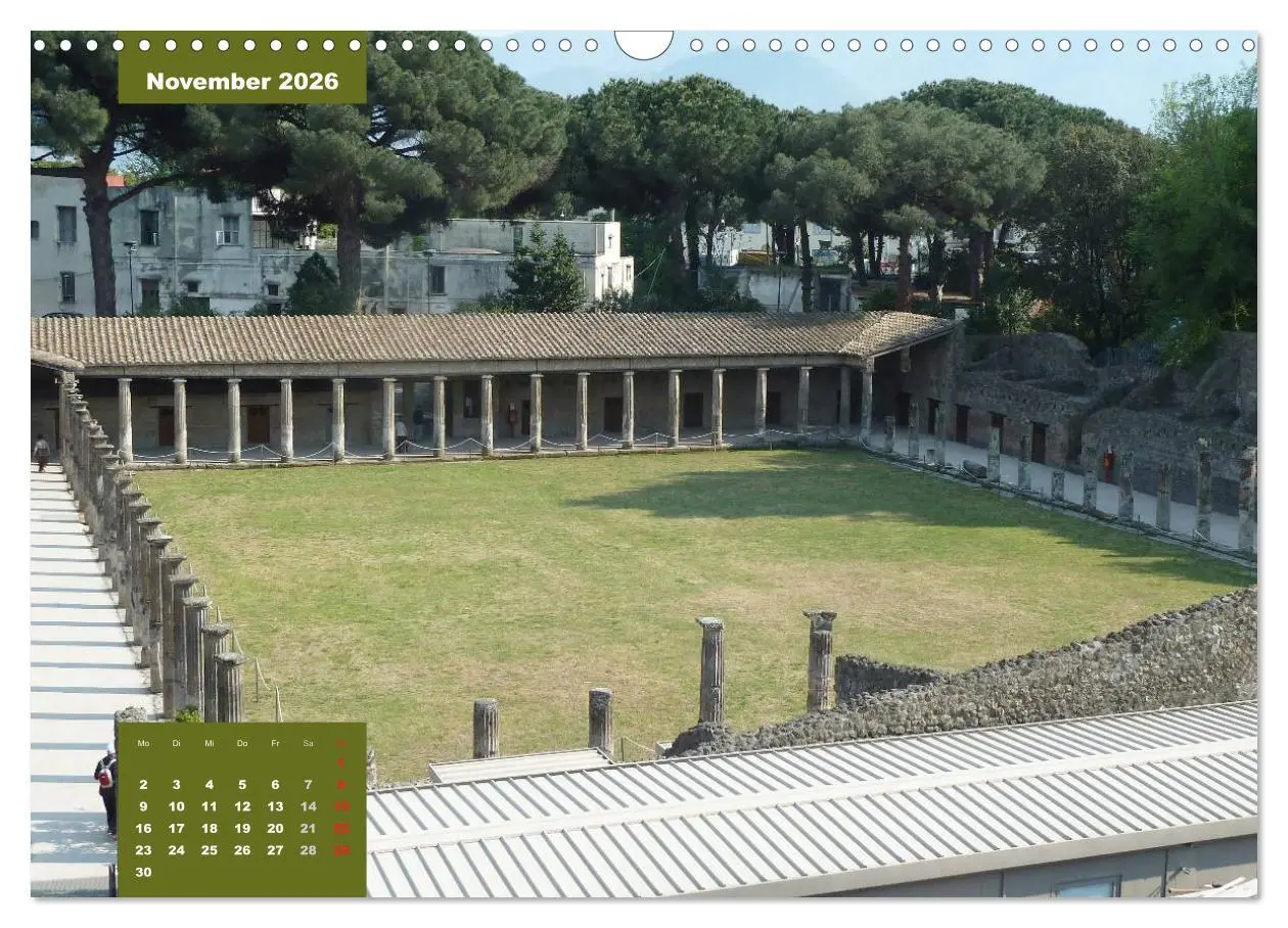 Bild: 9783516235180 | Pompeji-Kalender (Wandkalender 2026 DIN A3 quer), CALVENDO...