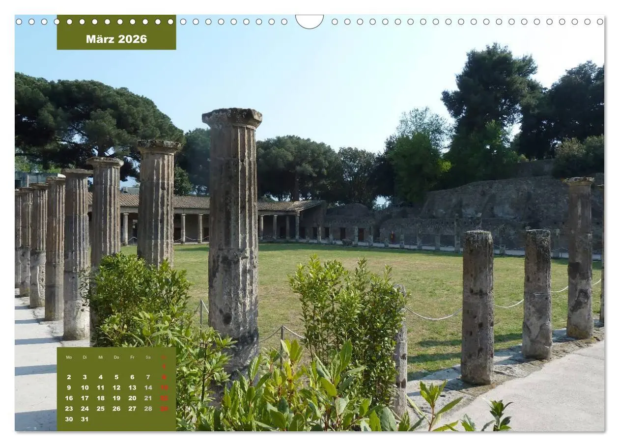 Bild: 9783516235180 | Pompeji-Kalender (Wandkalender 2026 DIN A3 quer), CALVENDO...
