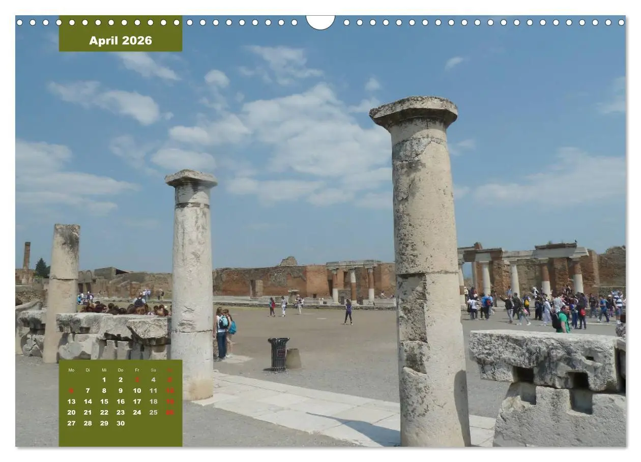Bild: 9783516235180 | Pompeji-Kalender (Wandkalender 2026 DIN A3 quer), CALVENDO...