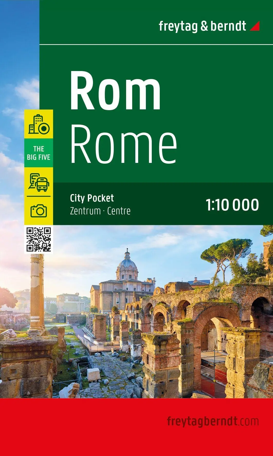 Cover: 9783707925180 | freytag &amp; berndt Innenstadtplan Rom 1:10.000 | (Land-)Karte | Deutsch