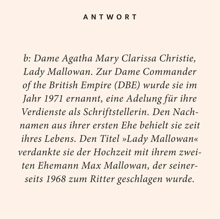Bild: 9783899785180 | Agatha Christie-Quiz | Katja Scholz | Taschenbuch | Quiz im Quadrat