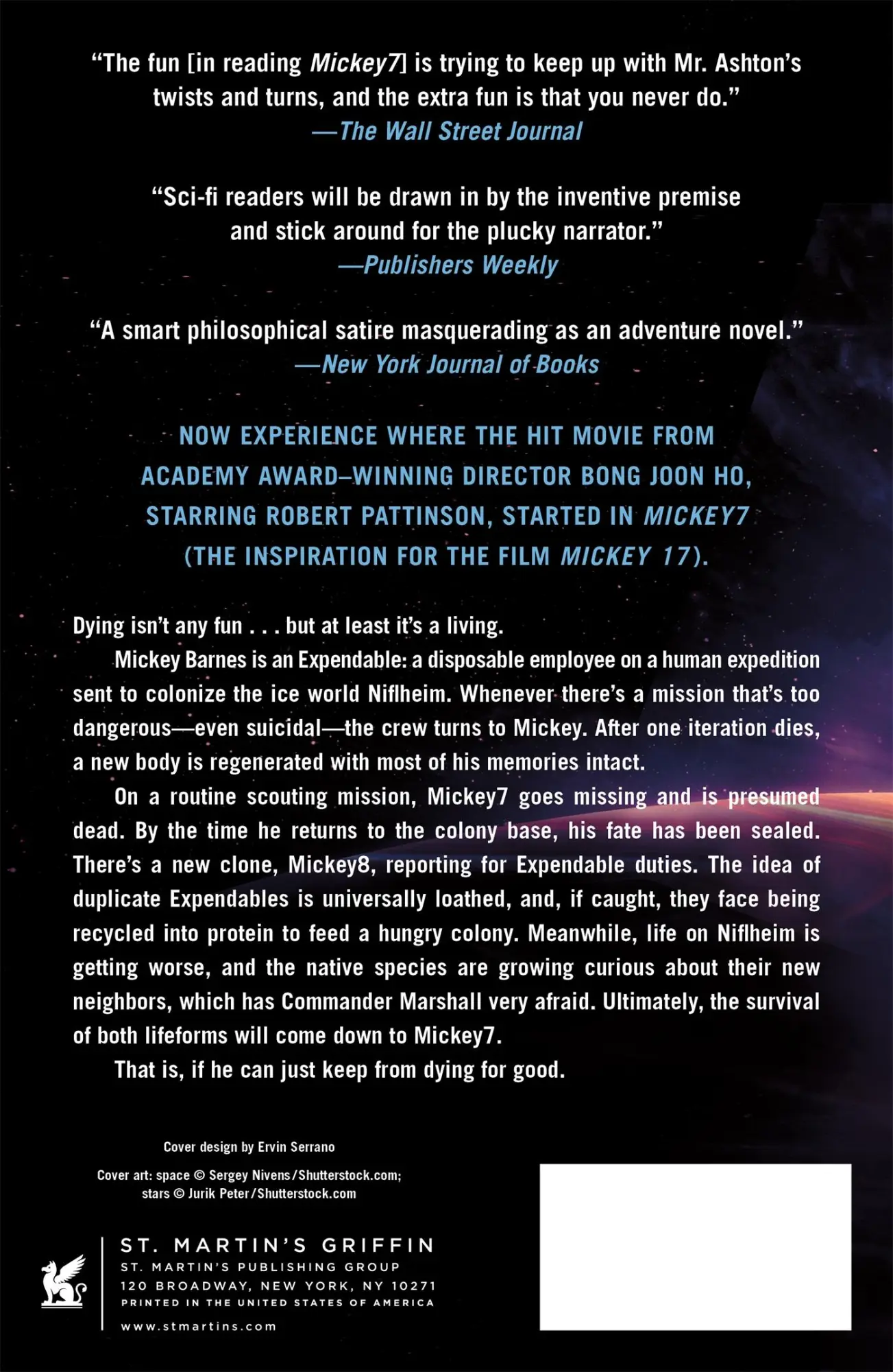 Rückseite: 9781250875280 | Mickey7 | Edward Ashton | Taschenbuch | Englisch | 2023