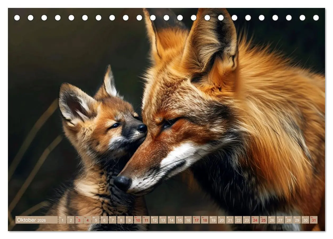 Bild: 9783457445280 | Tierkinder des Südens (Tischkalender 2026 DIN A5 quer), CALVENDO...