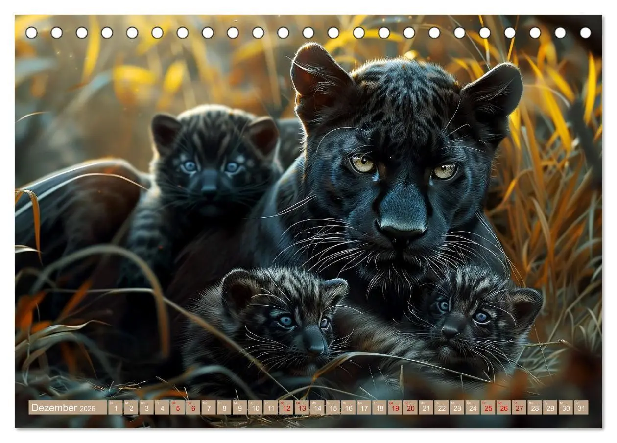 Bild: 9783457445280 | Tierkinder des Südens (Tischkalender 2026 DIN A5 quer), CALVENDO...