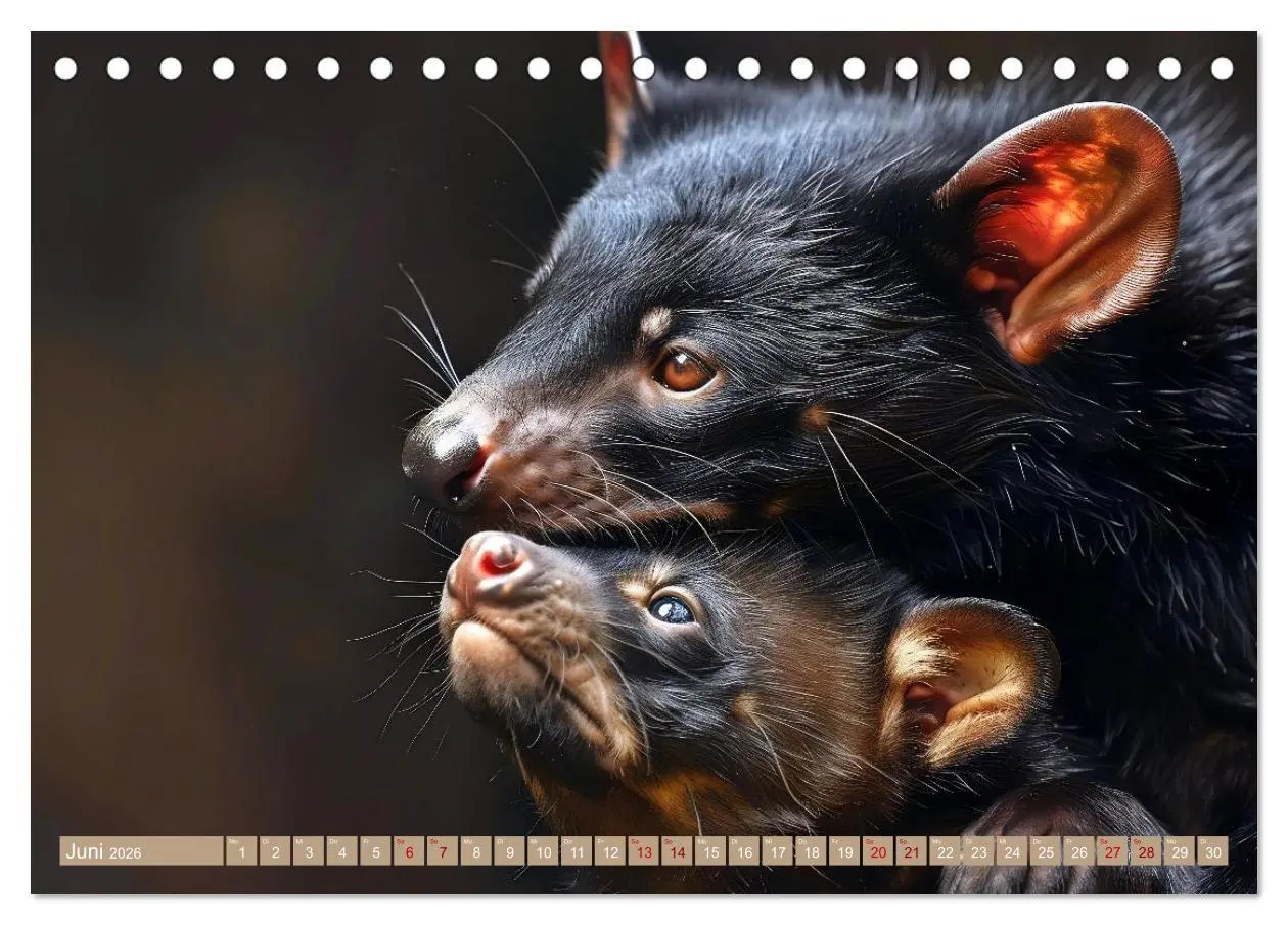 Bild: 9783457445280 | Tierkinder des Südens (Tischkalender 2026 DIN A5 quer), CALVENDO...
