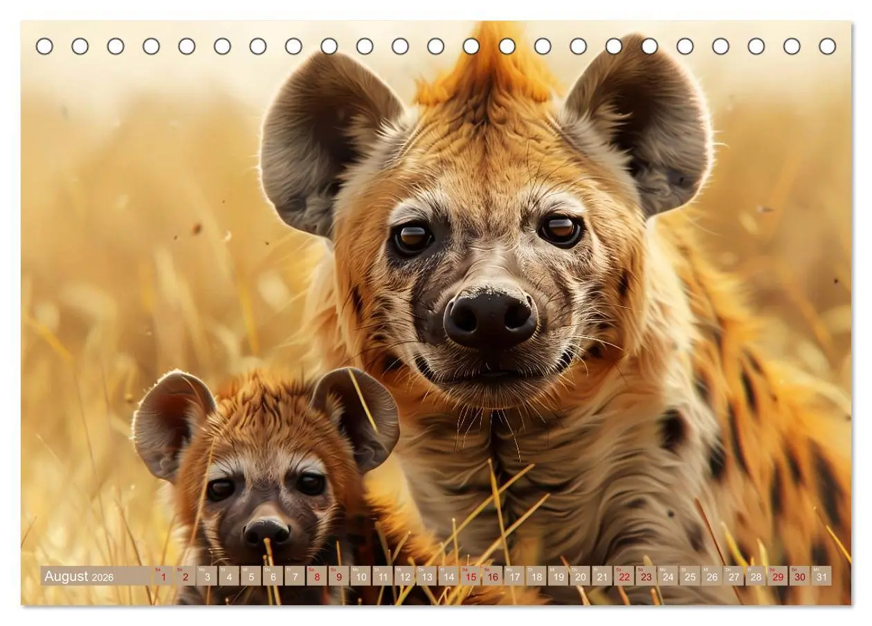 Bild: 9783457445280 | Tierkinder des Südens (Tischkalender 2026 DIN A5 quer), CALVENDO...