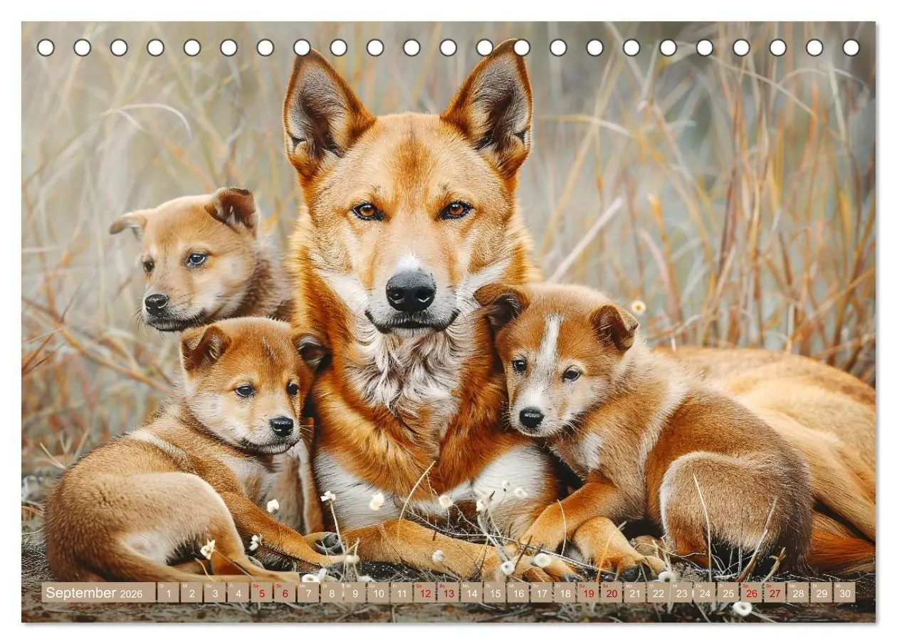 Bild: 9783457445280 | Tierkinder des Südens (Tischkalender 2026 DIN A5 quer), CALVENDO...